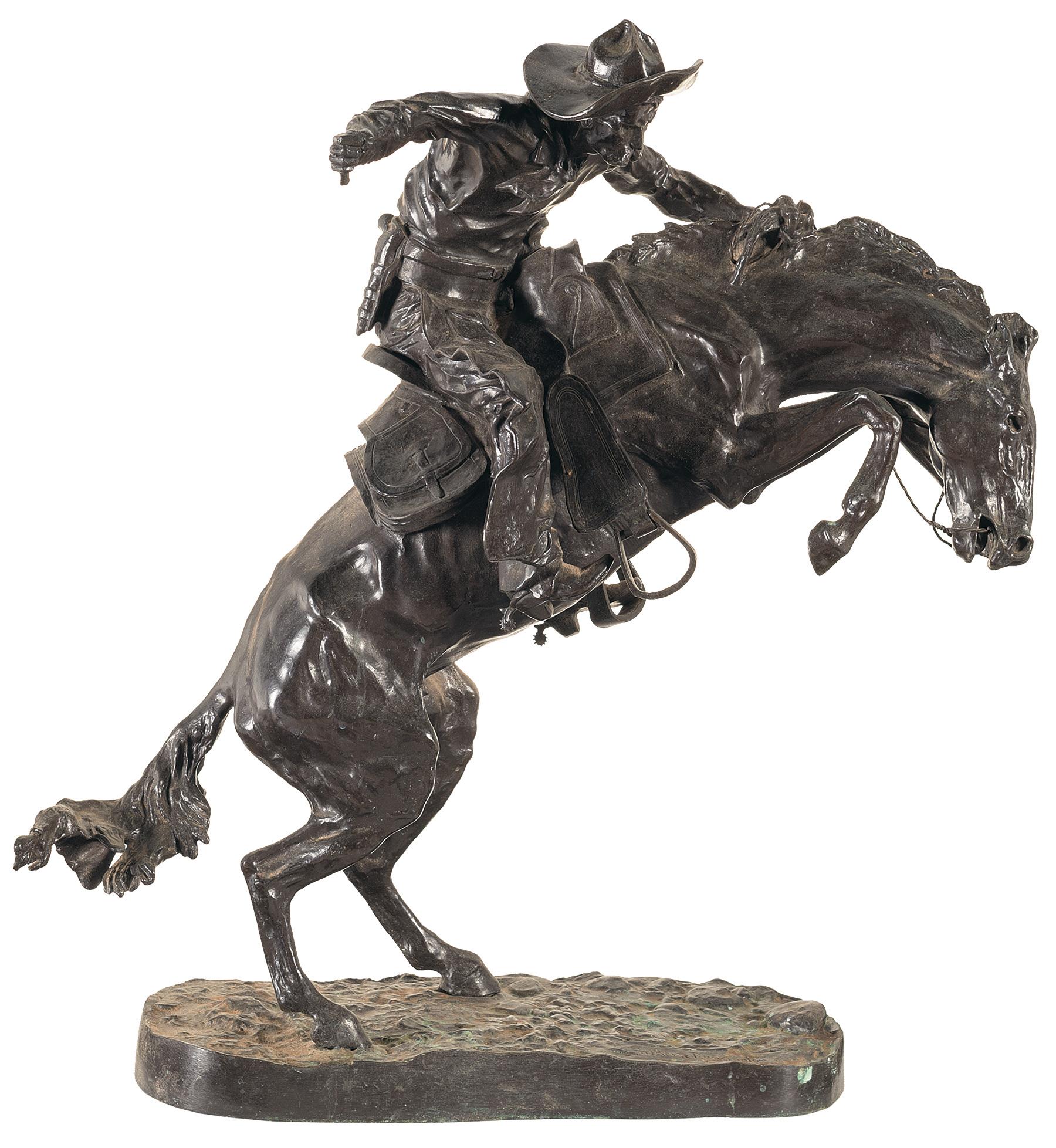 bronco buster by frederic remington