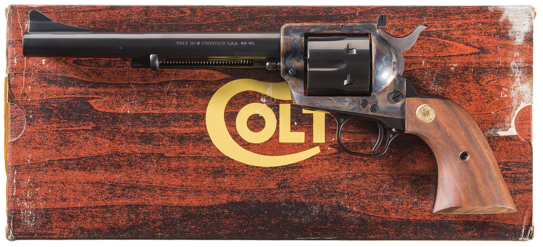 Colt New Frontier Single Action Army Revolver With Iv