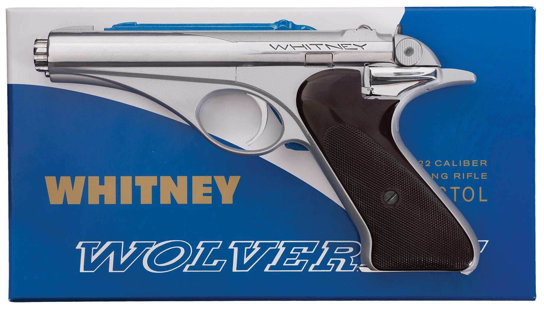 Whitney Wolverine Semi Automatic Pistol With Box Rock Island Auction 9042