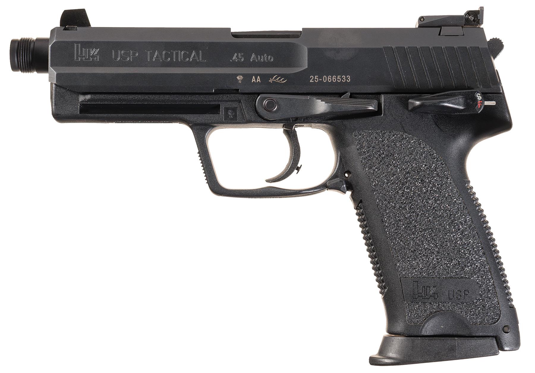 USP .45 モデルガン 9mm ブラックタナカワークス グロックSTGA刻印 Heckler & Koch Model USP 45 Tactical Semi Automatic Pistol | Rock
