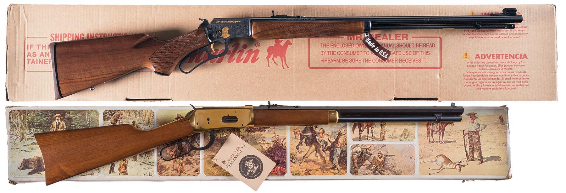 Two Boxed Commemorative Lever Action Longarms | Rock Island Auction