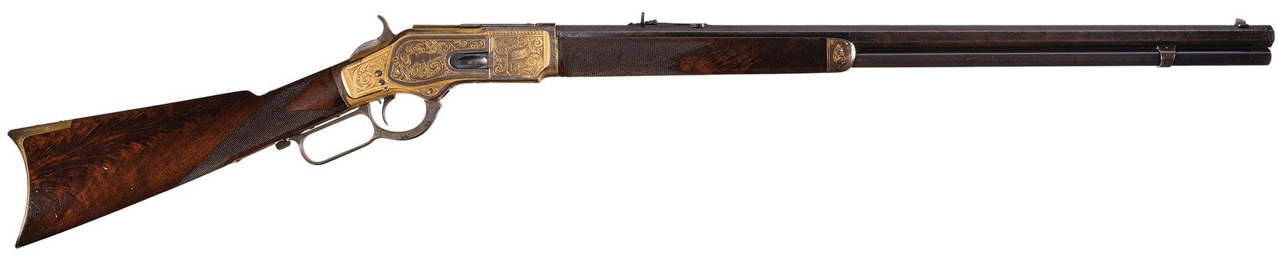 '1 of 1000' Winchester 1873 Rifle 44 WCF Rare 1 of 3 | Rock Island Auction