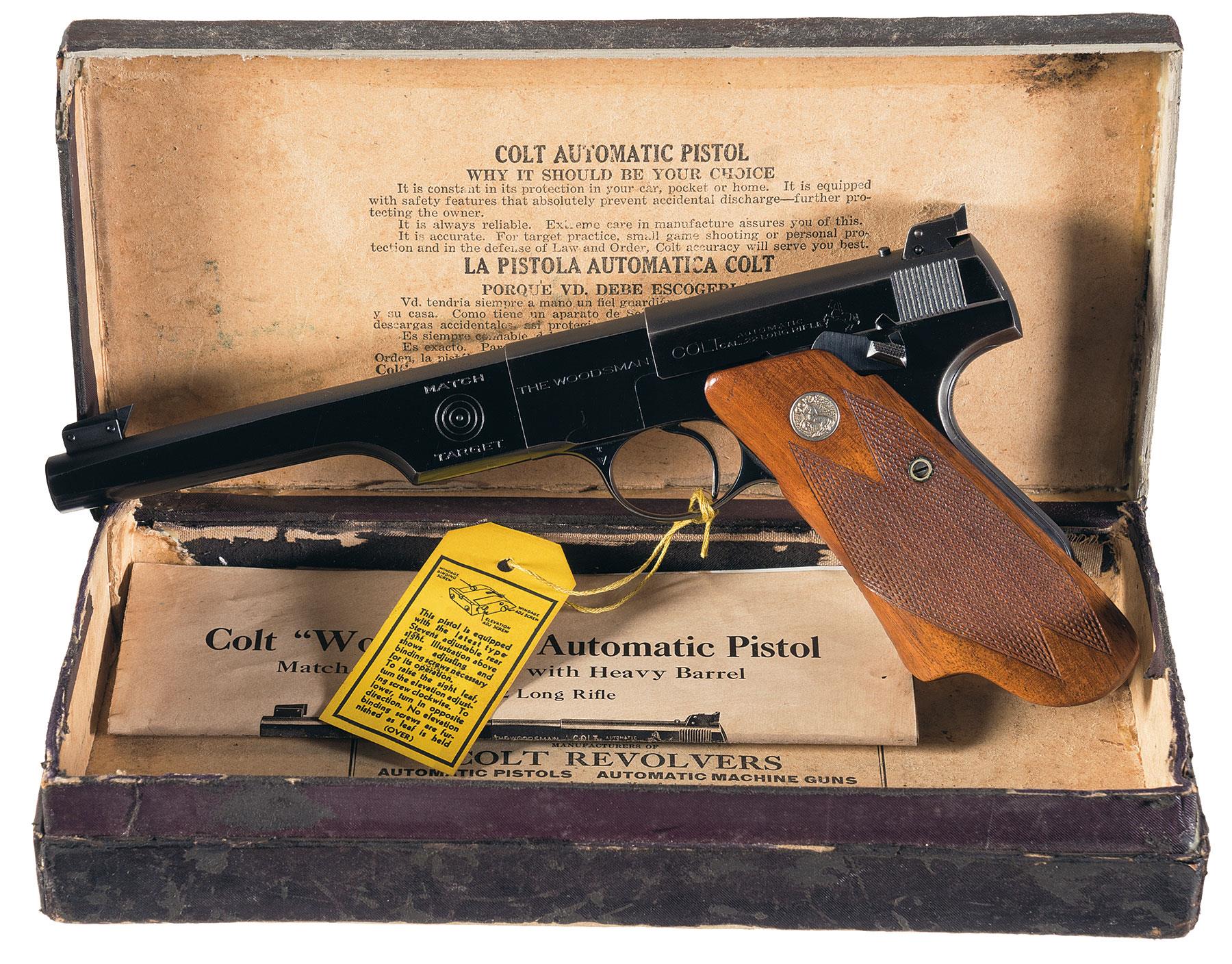 Colt 1941 Production First Series Woodsman Match Target | Rock