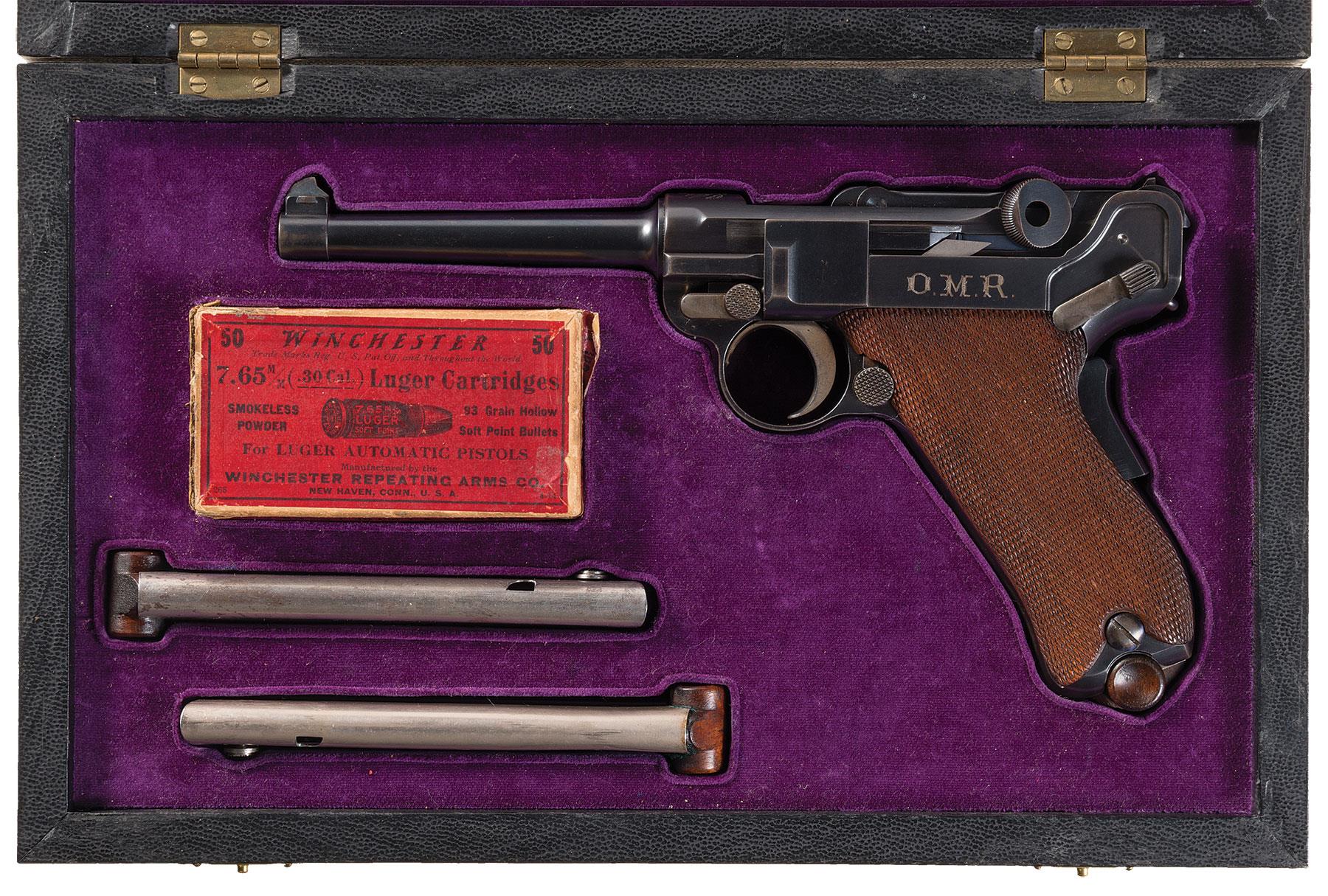 DWM 1900 Commercial Pistol 7.65 mm Luger Auto.