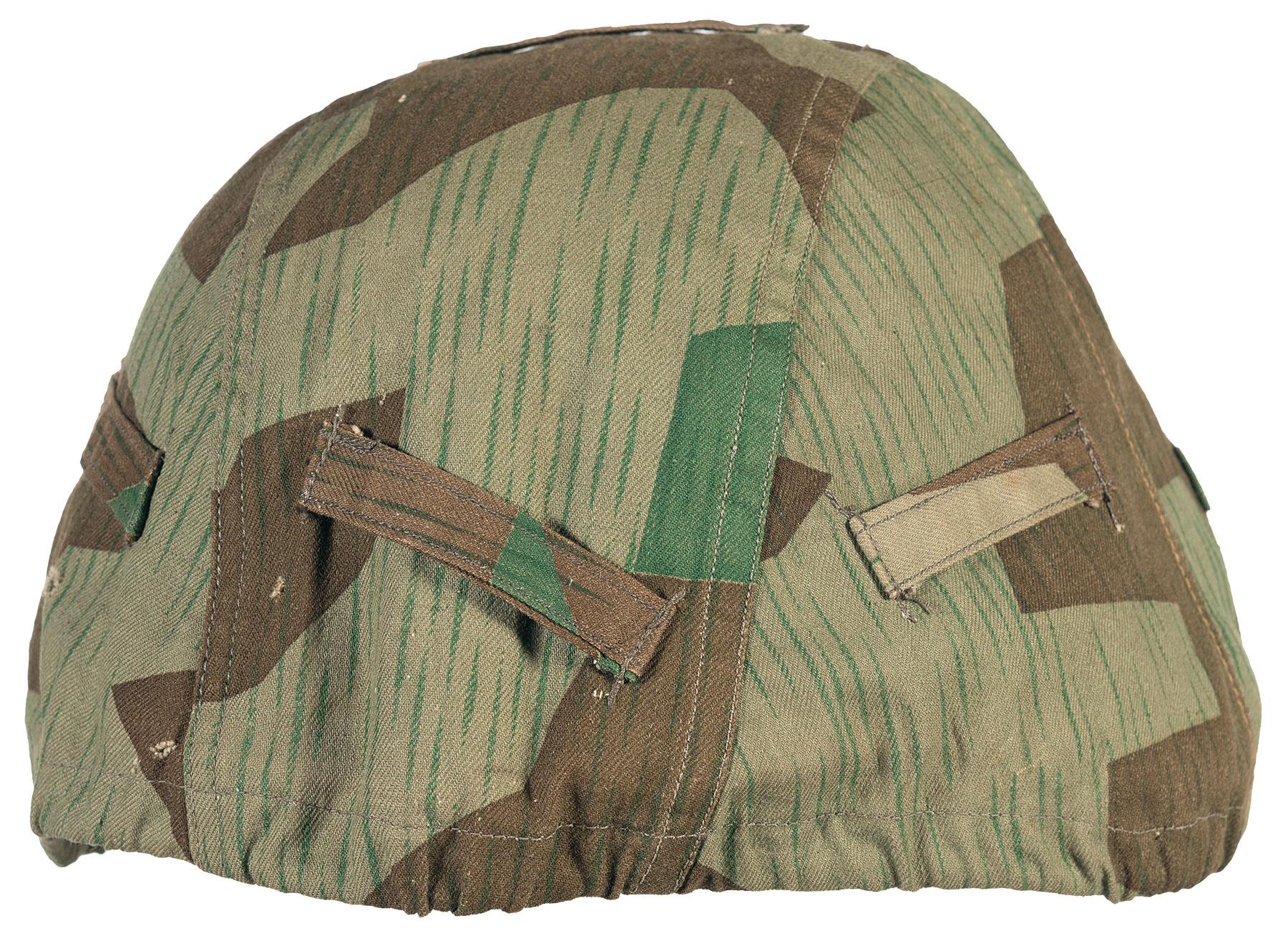 Nazi Camouflage Helmet Cover, 'Splittermuster' Pattern | Rock Island ...