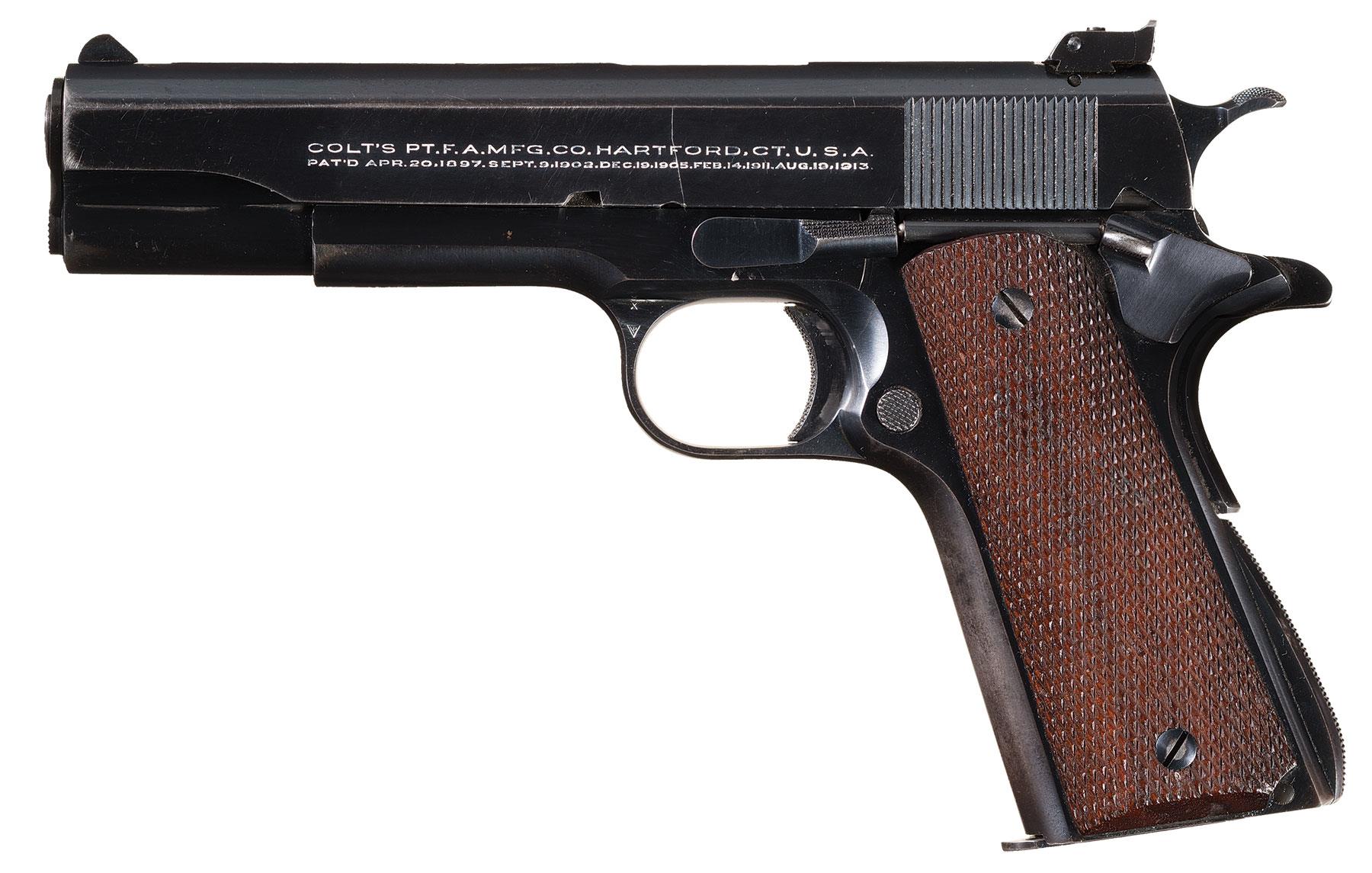 Excellent Pre-War Colt Super 38 Match Semi-Automatic Pistol | Rock ...