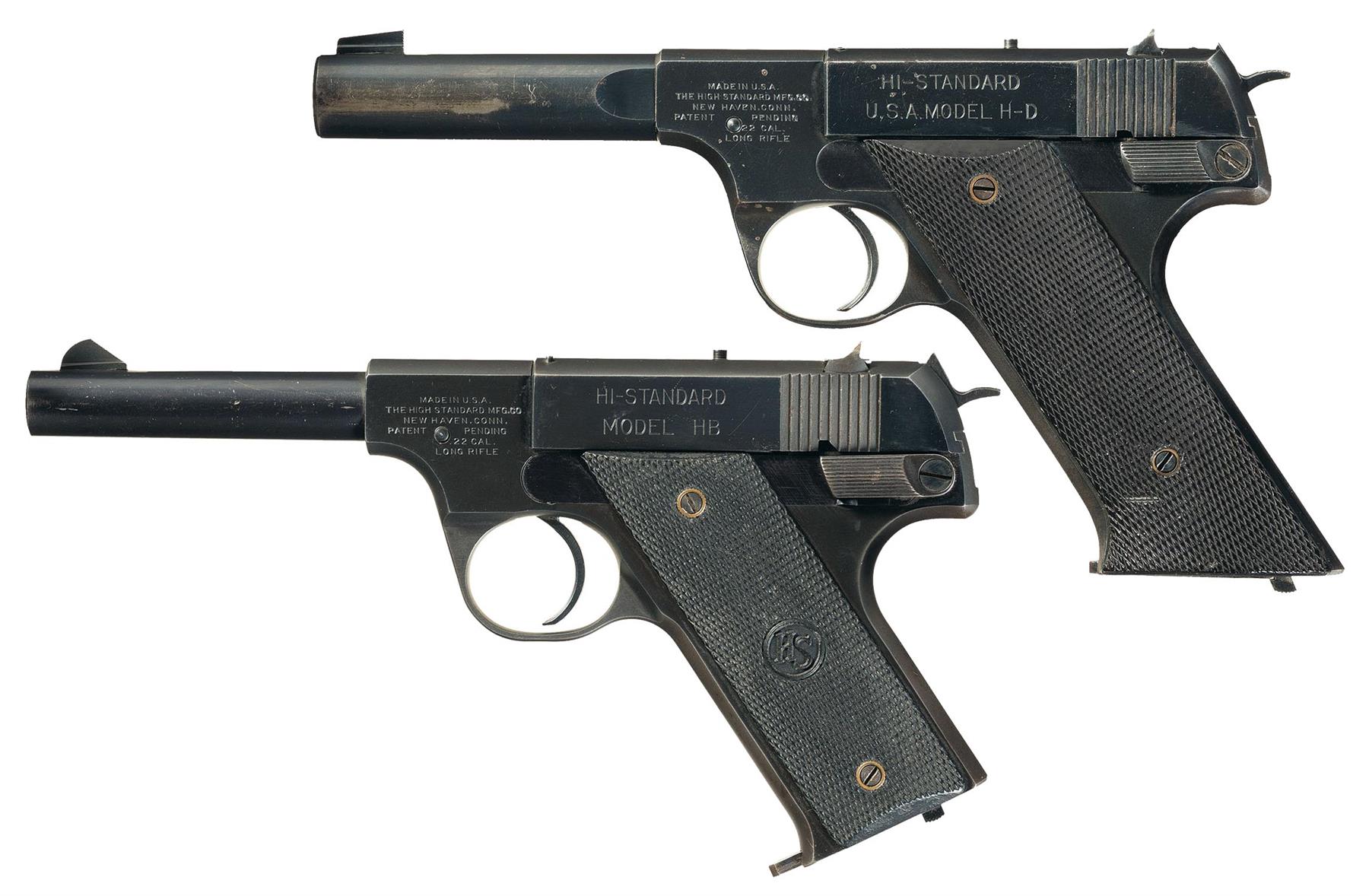 Two U.S. Property Marked High Standard Pistols | Rock Island Auction