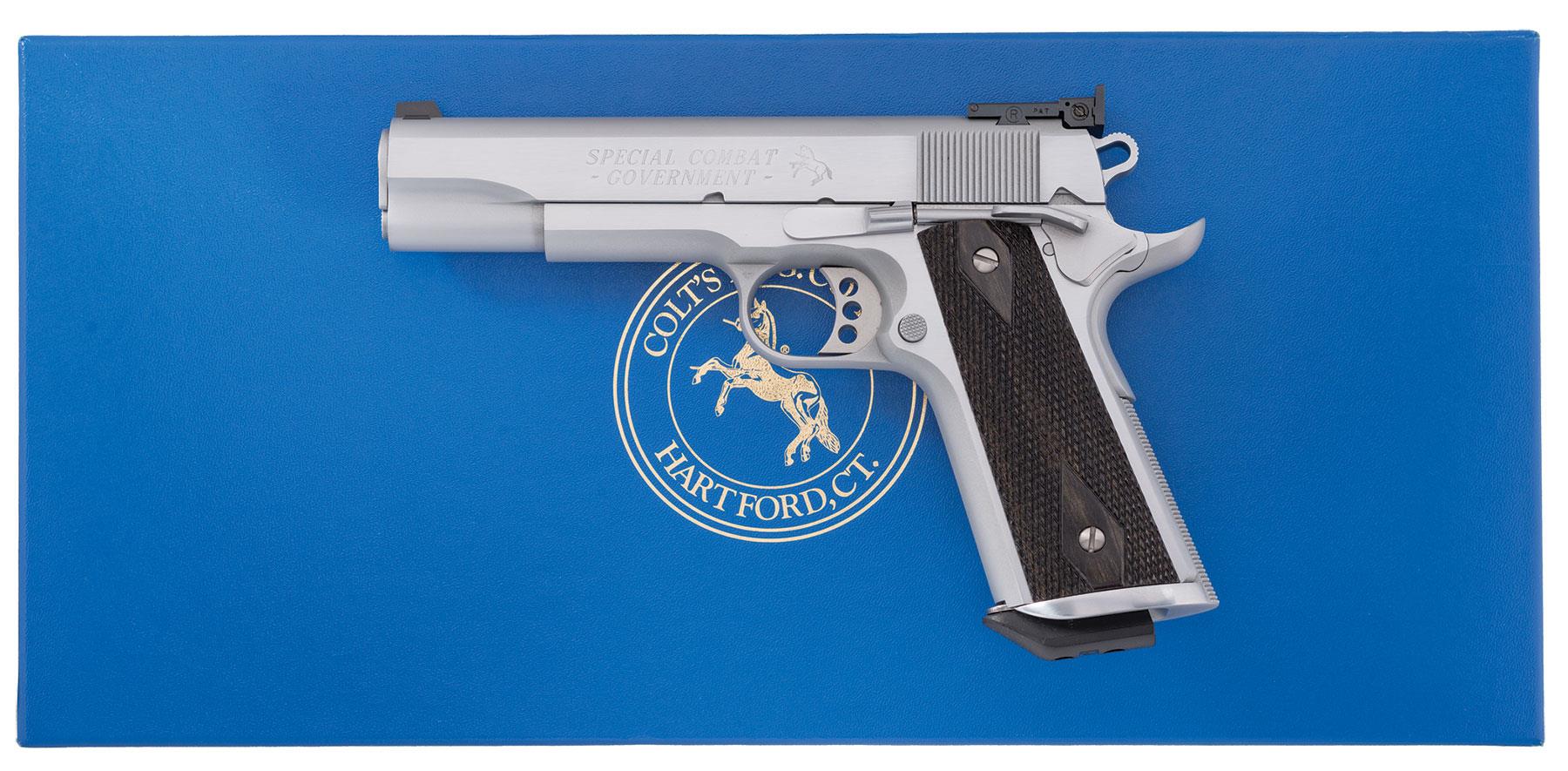 Colt Special Combat Government Model 1911 Semi Automatic Pistol Rock Island Auction 5474