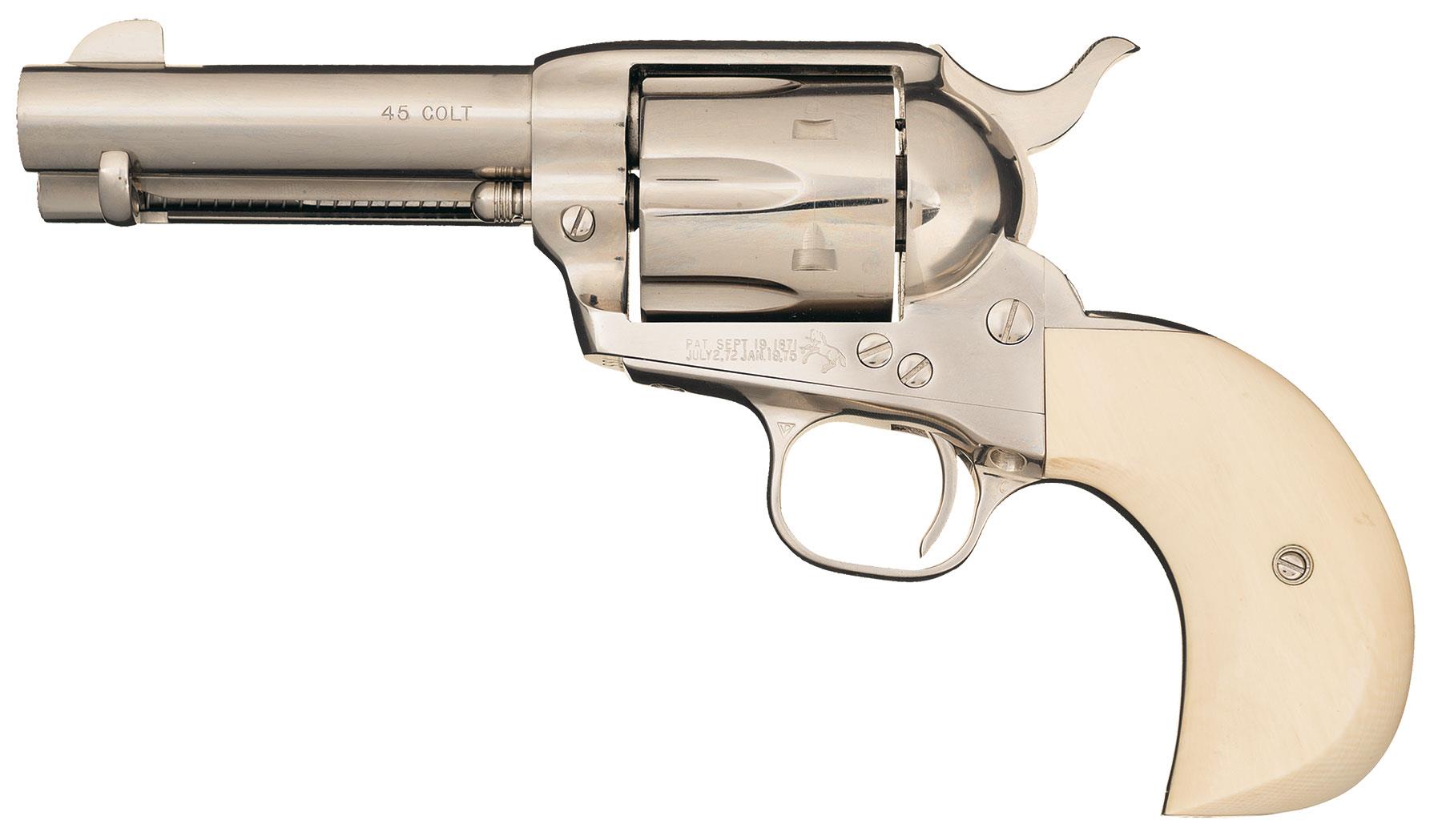 Special Order Colt Single Action Army Revolver Serial Number SS1 with Bird&...