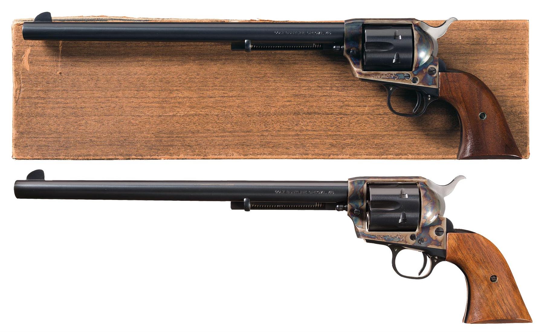 Consecutively Numbered Pair of Colt Buntline Special SSA