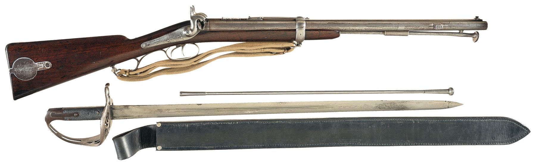 Swinburn Son 1861 Dated Jacob s Double Barrel Percussion Rifle