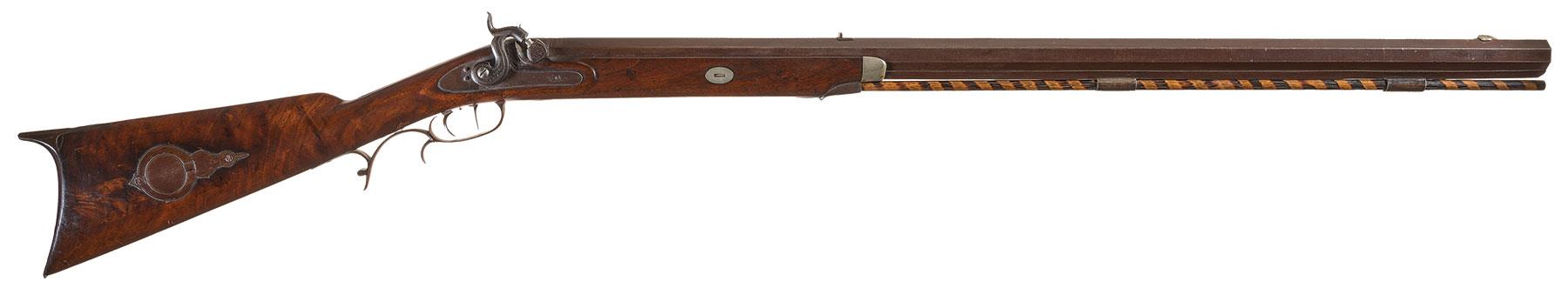 Dimick H E Percussion Rifle Rifle 45 percussion | Rock Island Auction