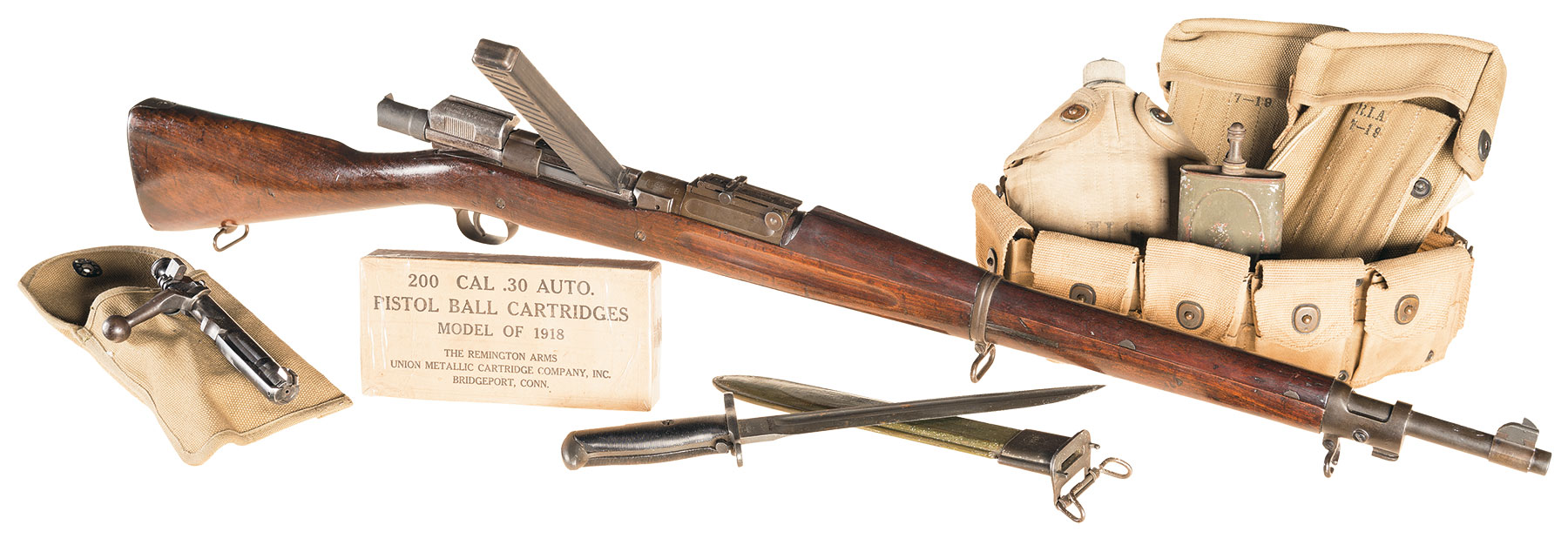 U.S. Springfield M1903 Mark I w/Pedersen Device and Equipment