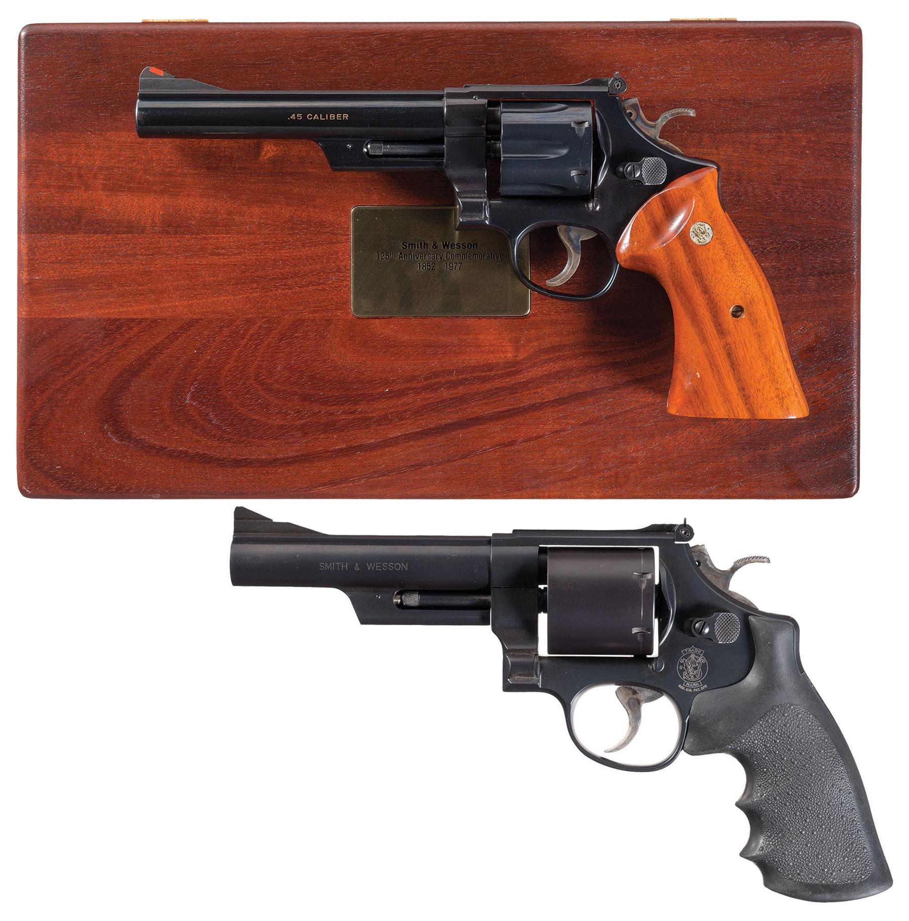 Two Smith & Wesson Model 25 Double Action Revolvers | Rock Island Auction