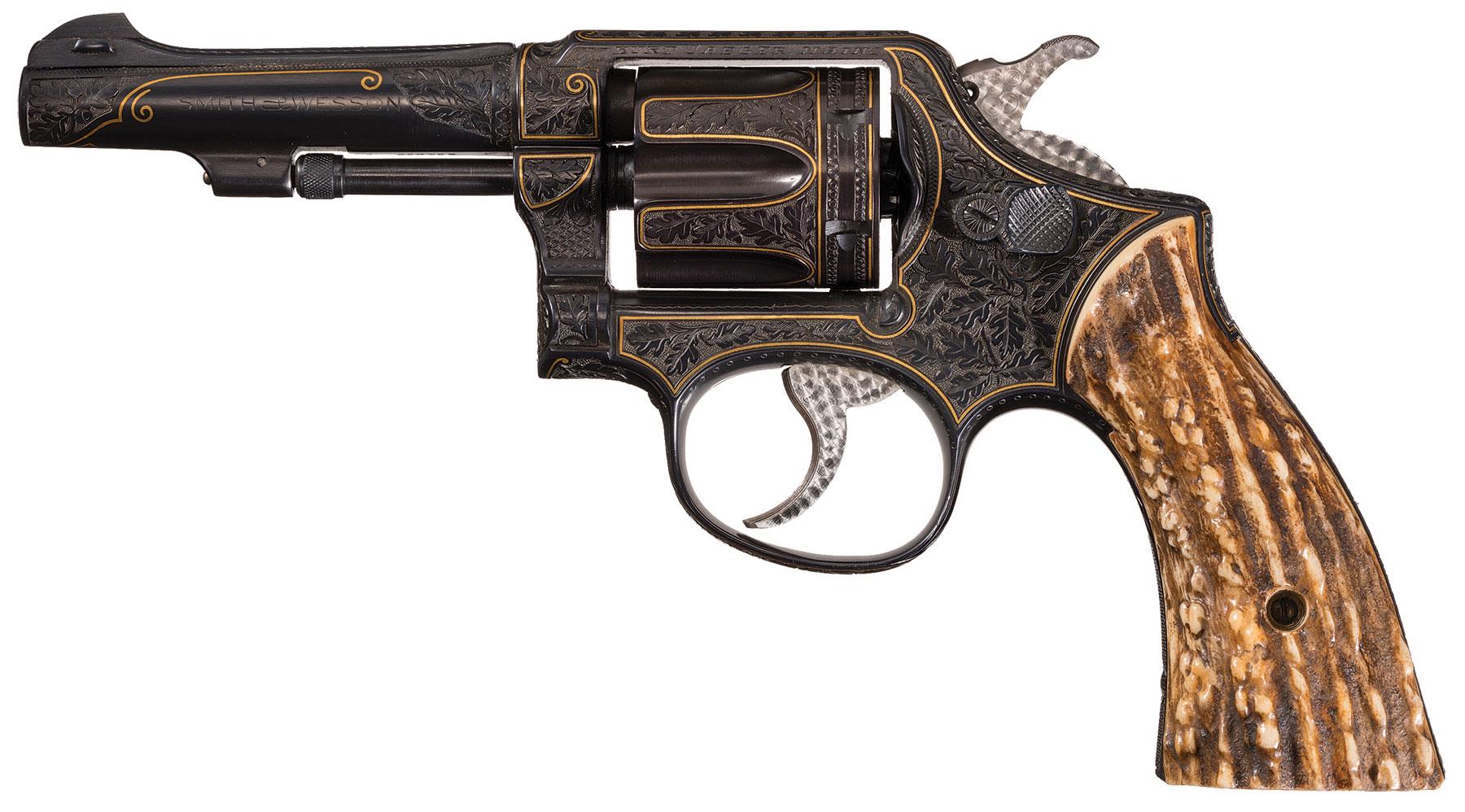 Kurt Jaeger Signed Engraved Smith & Wesson Victory Revolver