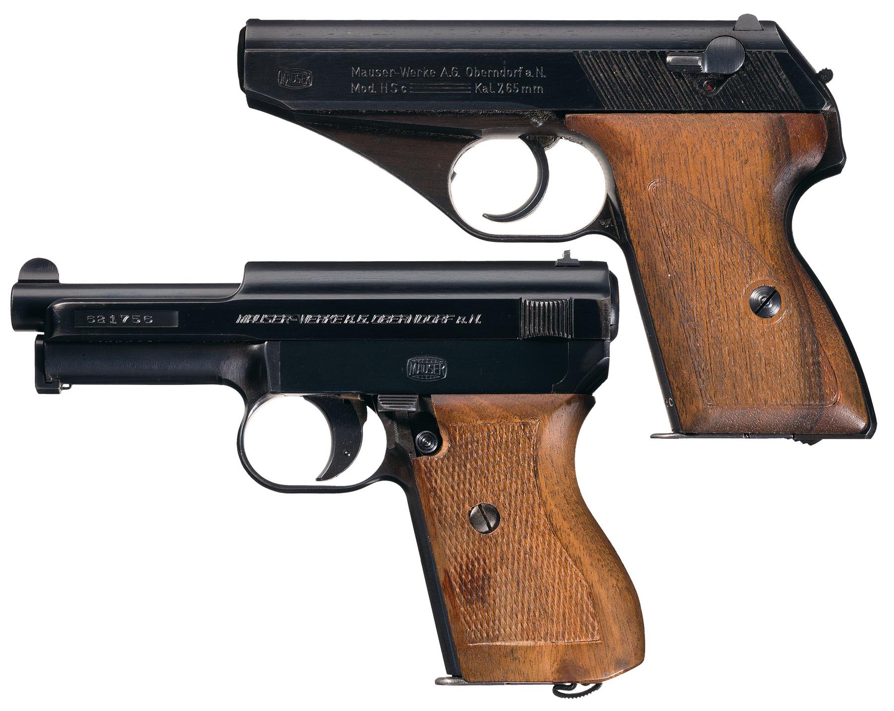 Collectors Lot Of Two Mauser Semi Automatic Pocket Pistols Rock Island Auction 5698