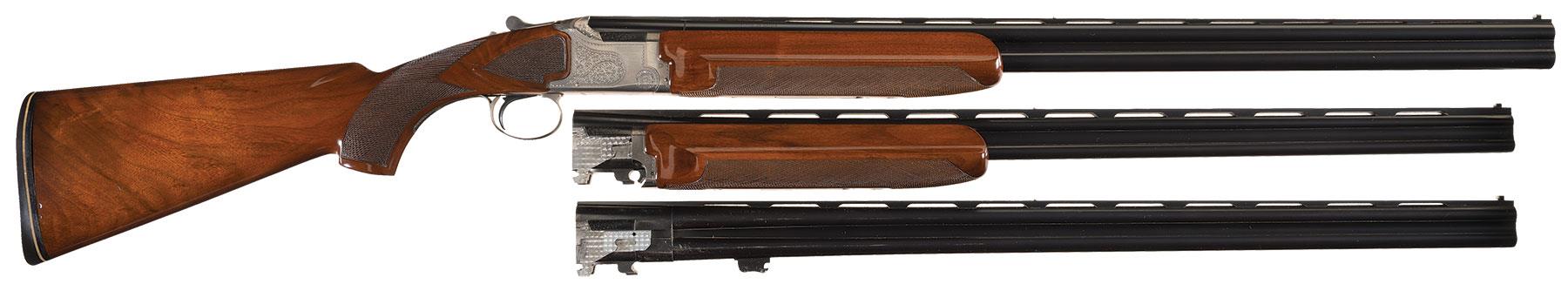 Factory Engraved Winchester Model 101 Pigeon Grade 3 Barrel Set | Rock ...