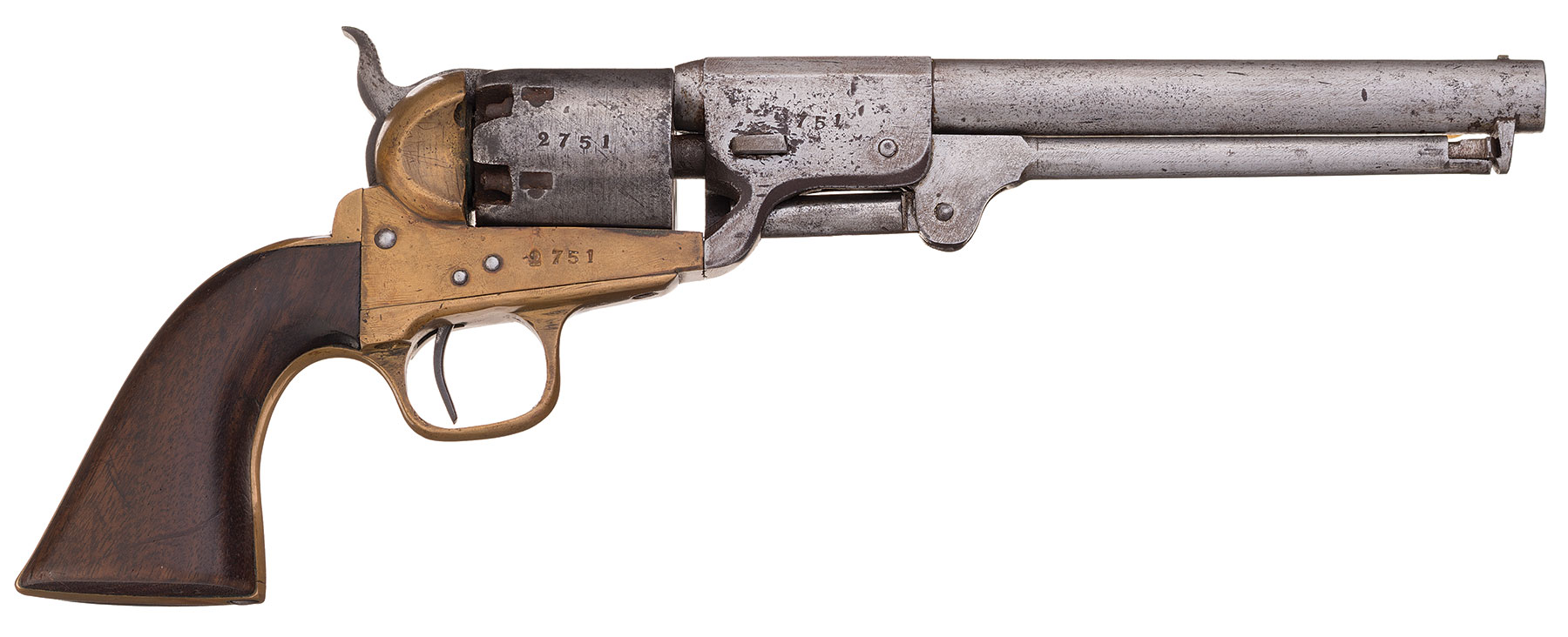 Confederate Second Model Griswold and Gunnison 1851 Revolver | Rock ...