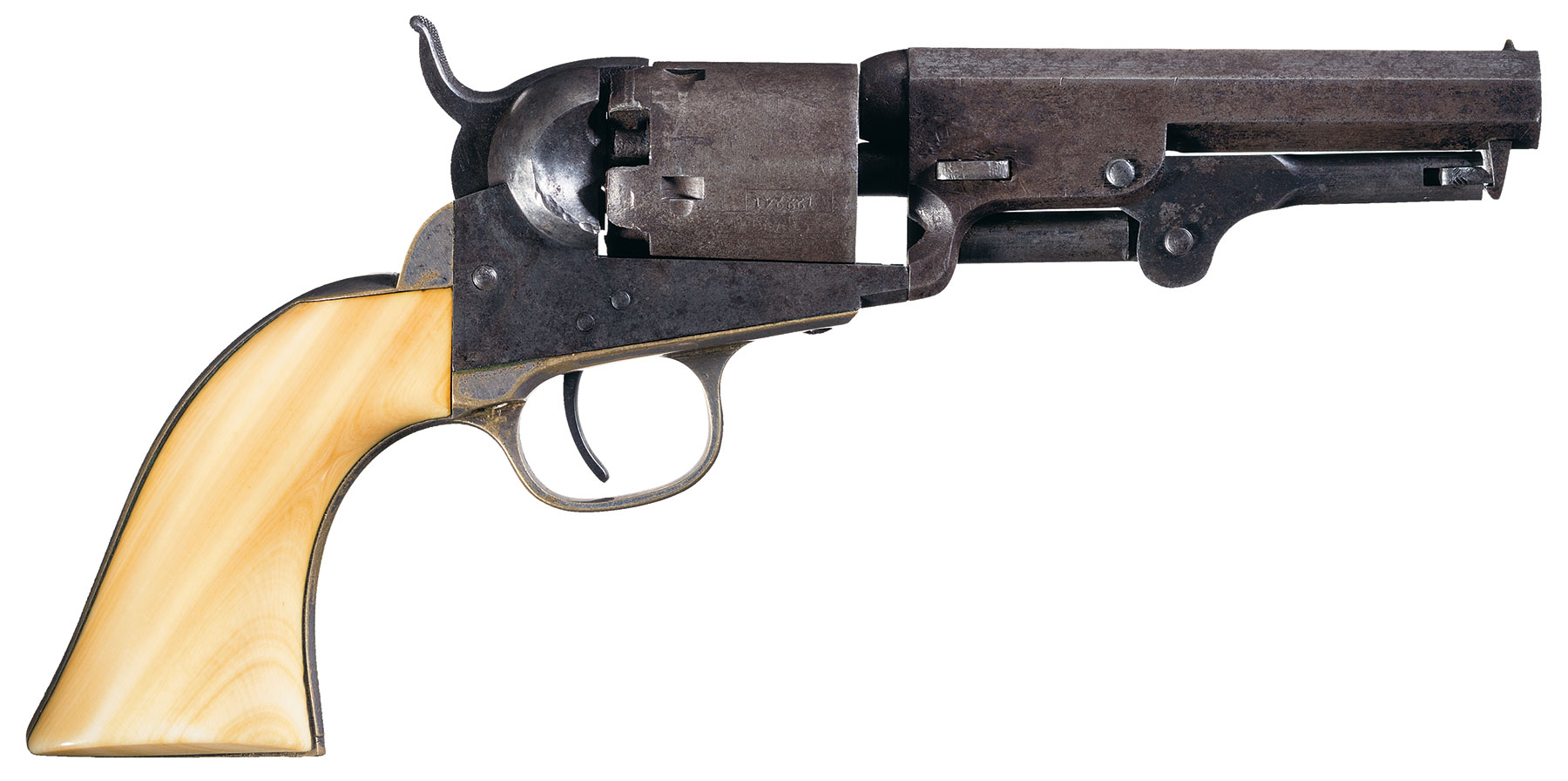 Colt Model 1849 Pocket Percussion Revolver with Script Markings | Rock ...