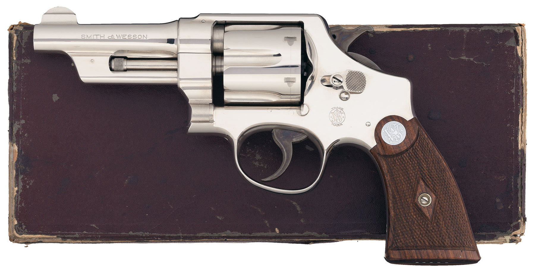 Smith & Wesson 44 DA First Model Revolver in Rare 38-40 WCF
