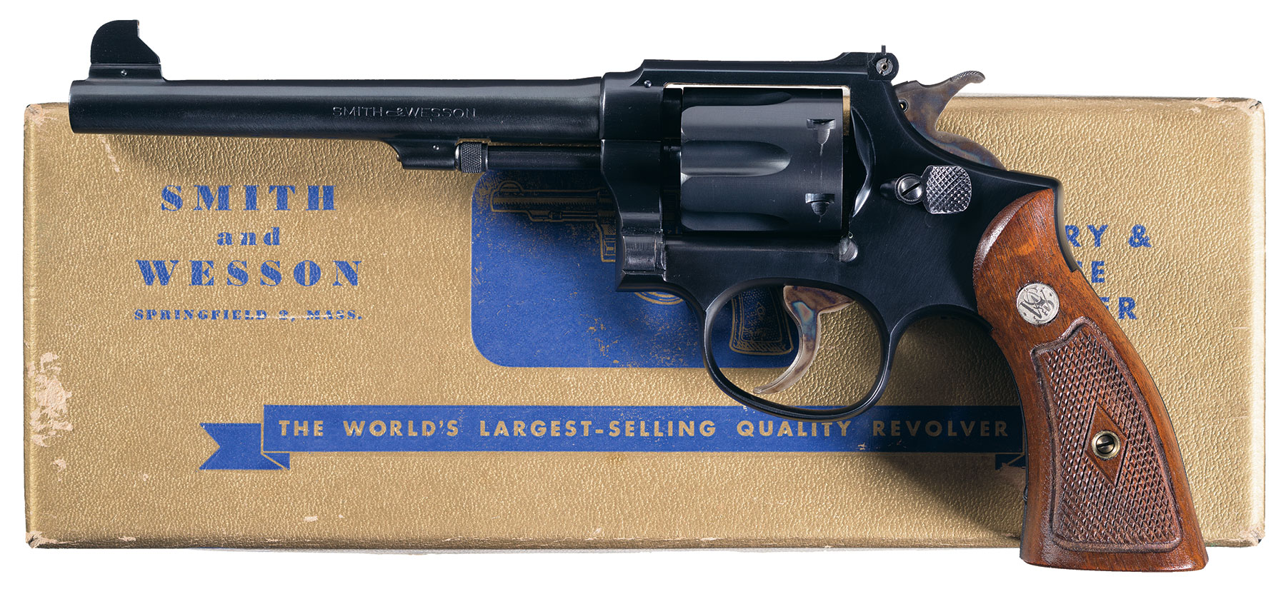 Mexican S&W 38 M&P Target Revolver with Factory Letter | Rock