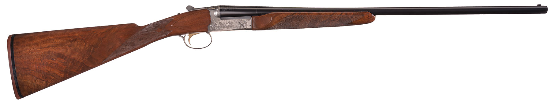 Engraved Winchester Golden Quail Double Barrel 28 Gauge Shotgun 