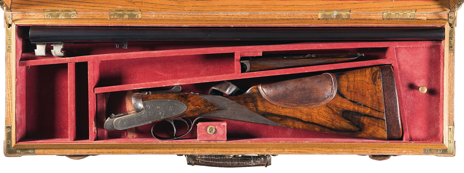 Engraved J Purdey And Sons Double Barrel Shotgun With Case Rock Island Auction