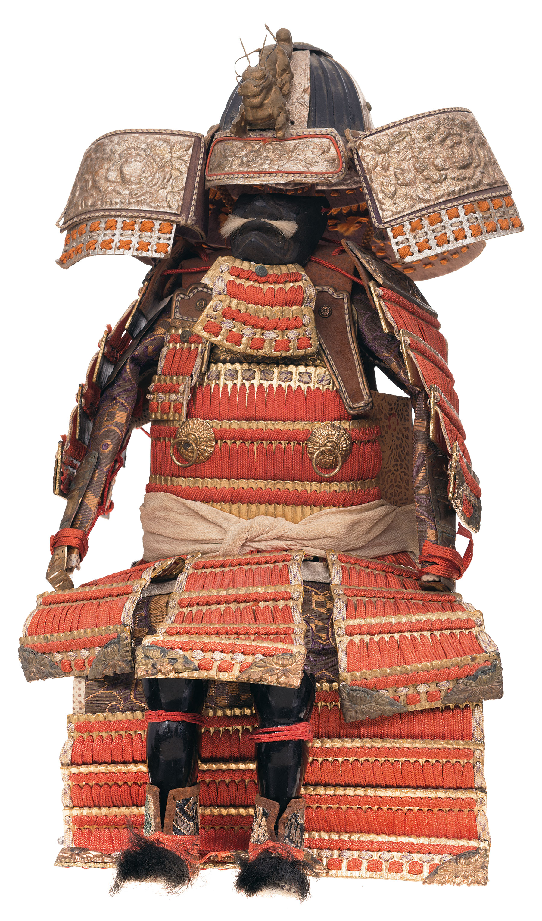 Miniature Suit of Japanese Armor, with Helmet and Case | Rock