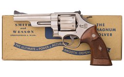 Nickel Plated S&W Pre-Model 27 Revolver with Box | Rock