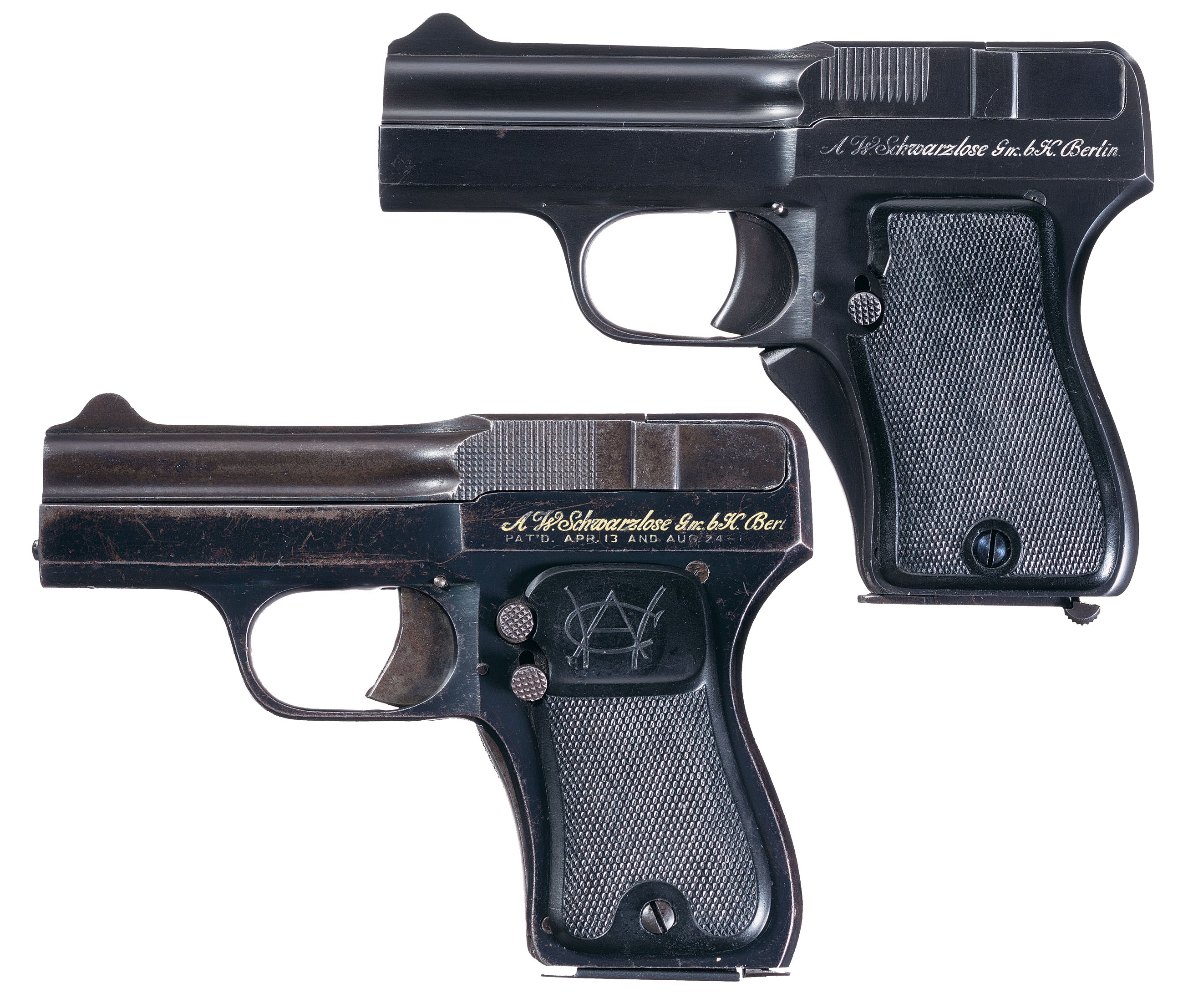 Two Schwarzlose Model 1908 Pistols | Rock Island Auction