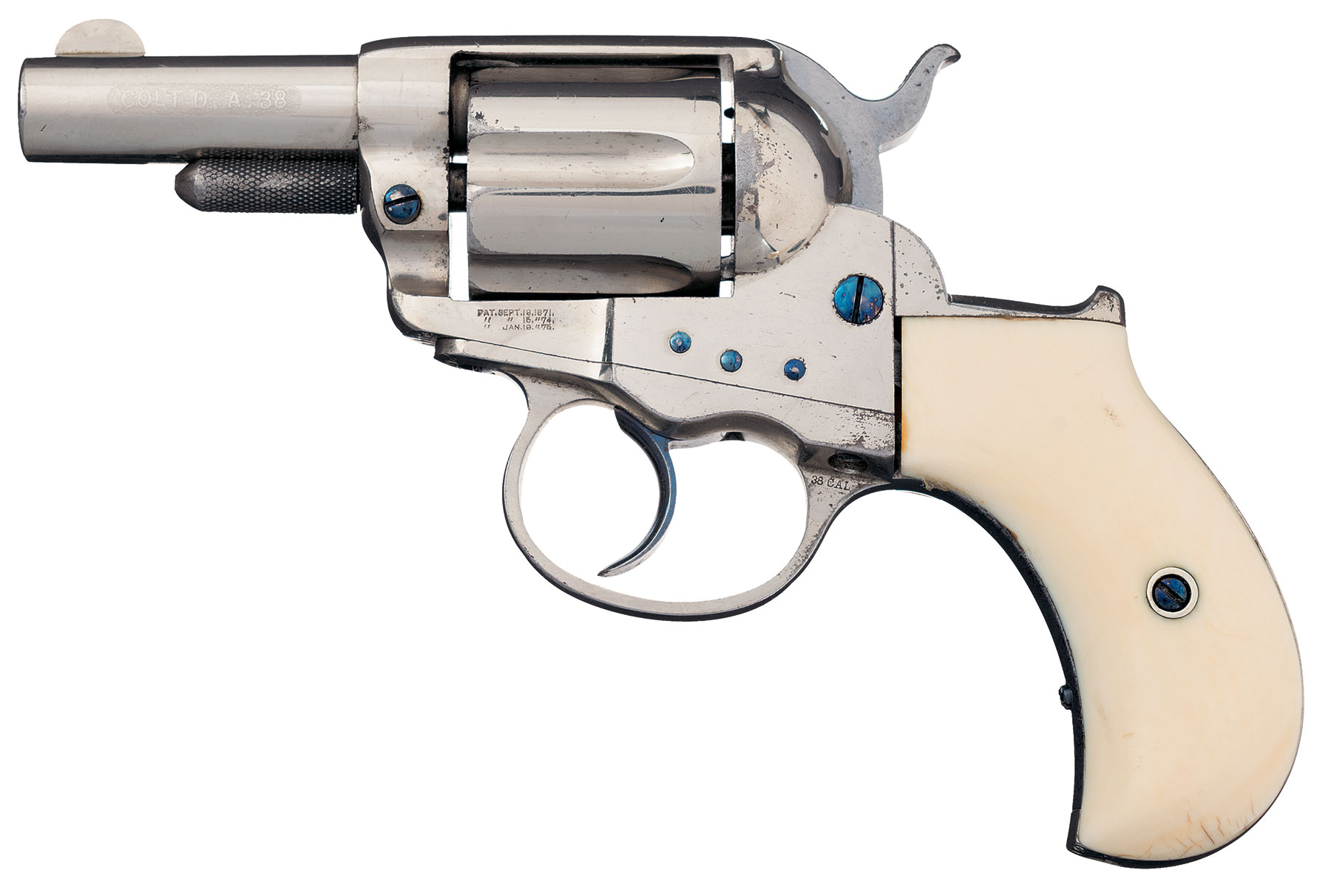 Exceptional Colt Model 1877 Lightning Double Action R 7539