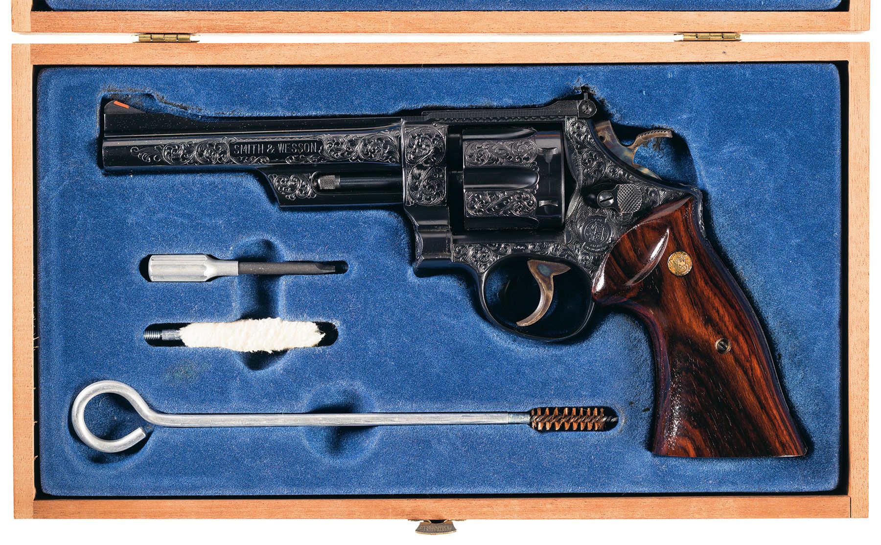 Factory Engraved S&W Model 27-2 Revolver with Factory Letter