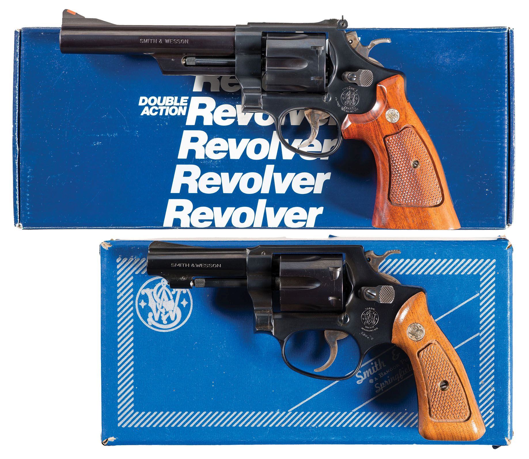 Two Smith & Wesson Double Action Revolvers with Boxes | Rock Island Auction