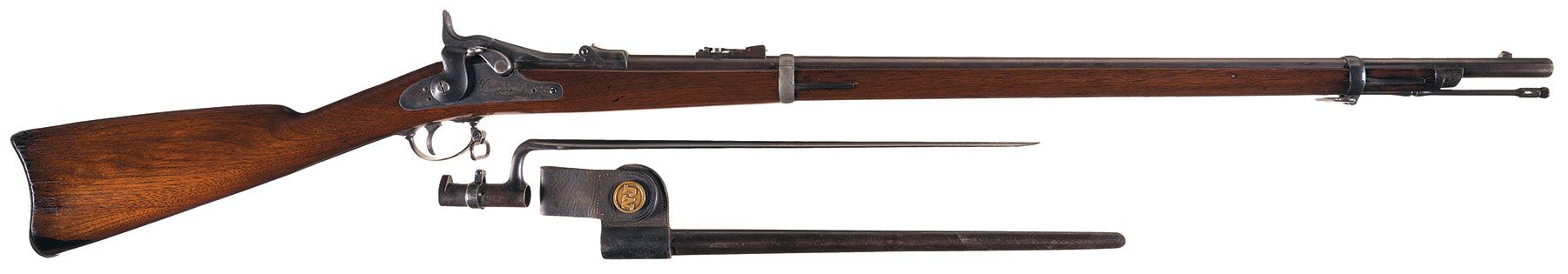 U.S. Springfield Model 1873 Trapdoor Rifle with Bayonet