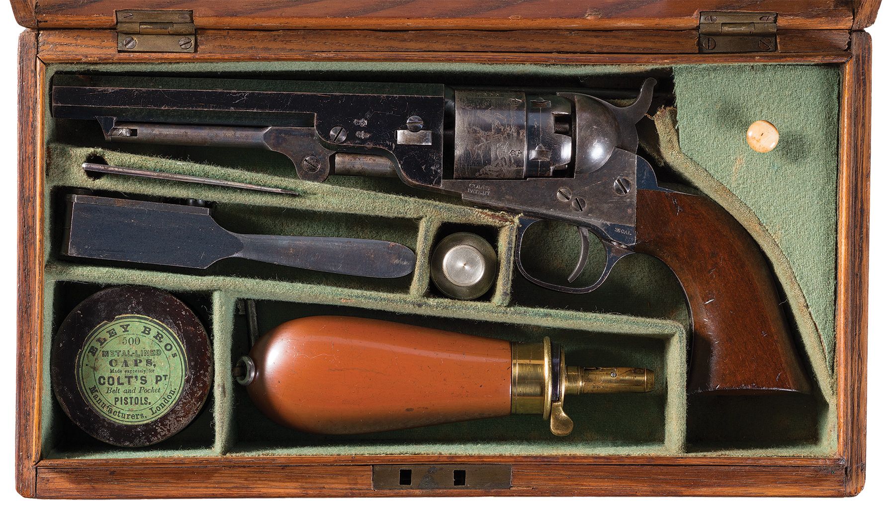 Cased Colt London Model 1862 Navy Revolver 