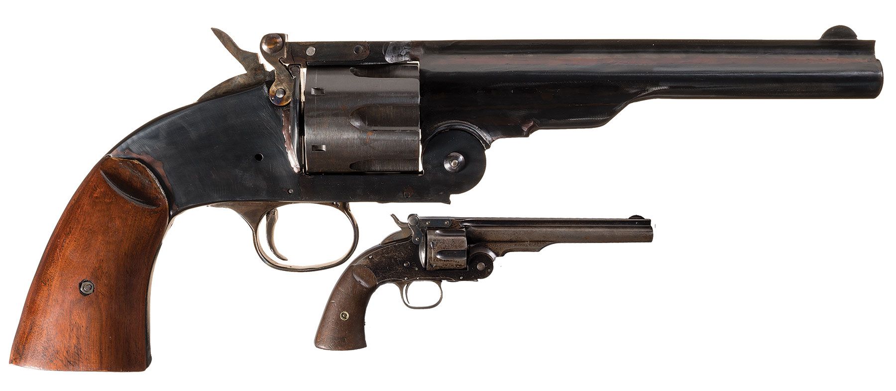Model of a Smith & Wesson Schofield Single Action Revolver
