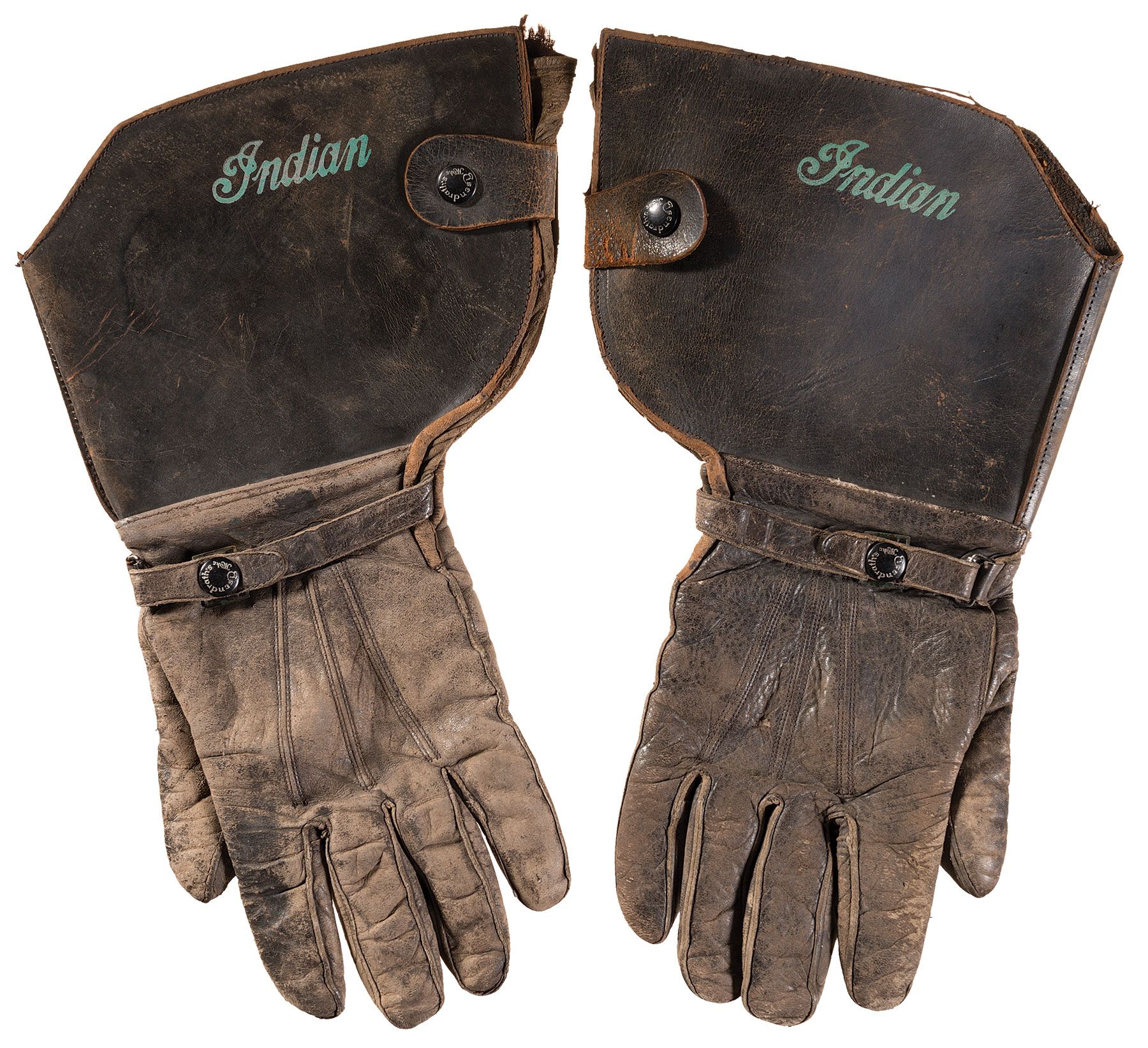 Indian Motorcycle Gloves, Attributed to Steve McQueen