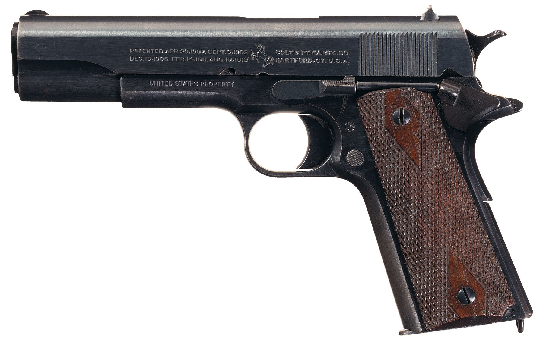 U.S. Colt 1911 Pistol with Belt Rig | Rock Island Auction