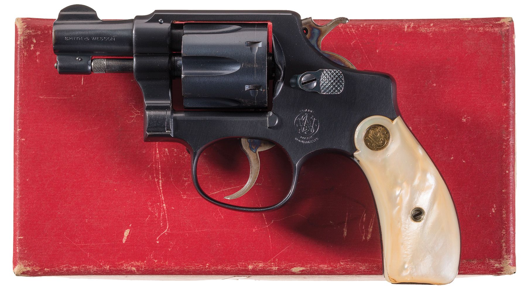 S&W Pre-Model 30 Revolver with 2' Barrel, Pearl Grips and Box