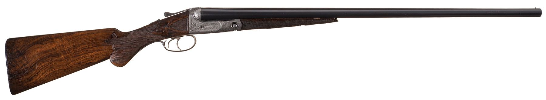 parker double barrel shotgun marked ov parker double barrel shotgun marked ov