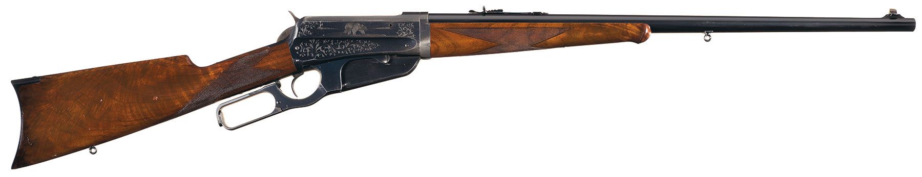 Factory Engraved Winchester Deluxe Model 1895 Takedown Rifle | Rock ...