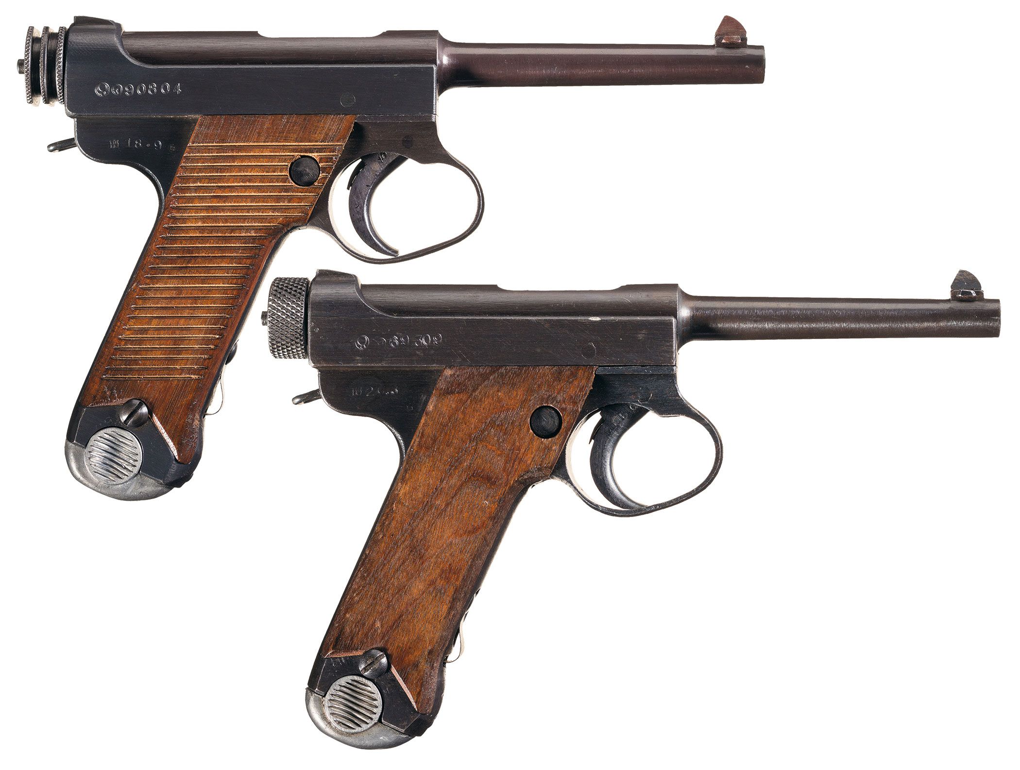 Collector's Lot Of Two Japanese Military Semi-Automatic Pistols | Rock ...