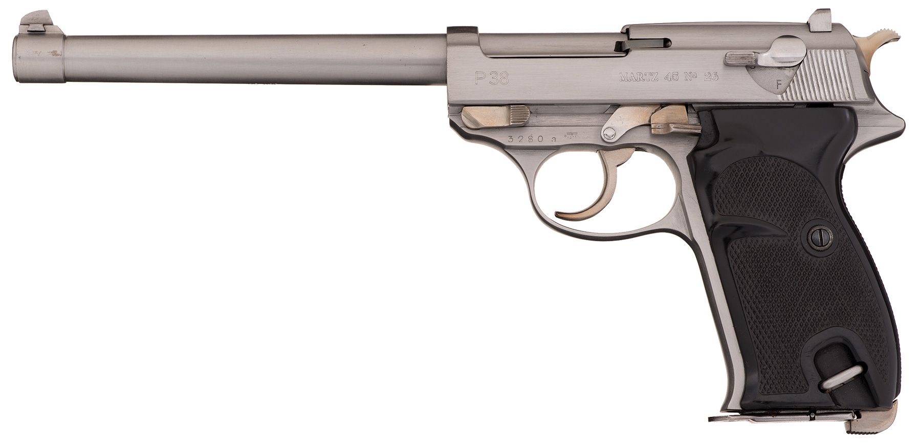 Martz Custom P-38 Pistol, 45 ACP, w/Extra Magazine | Rock Island