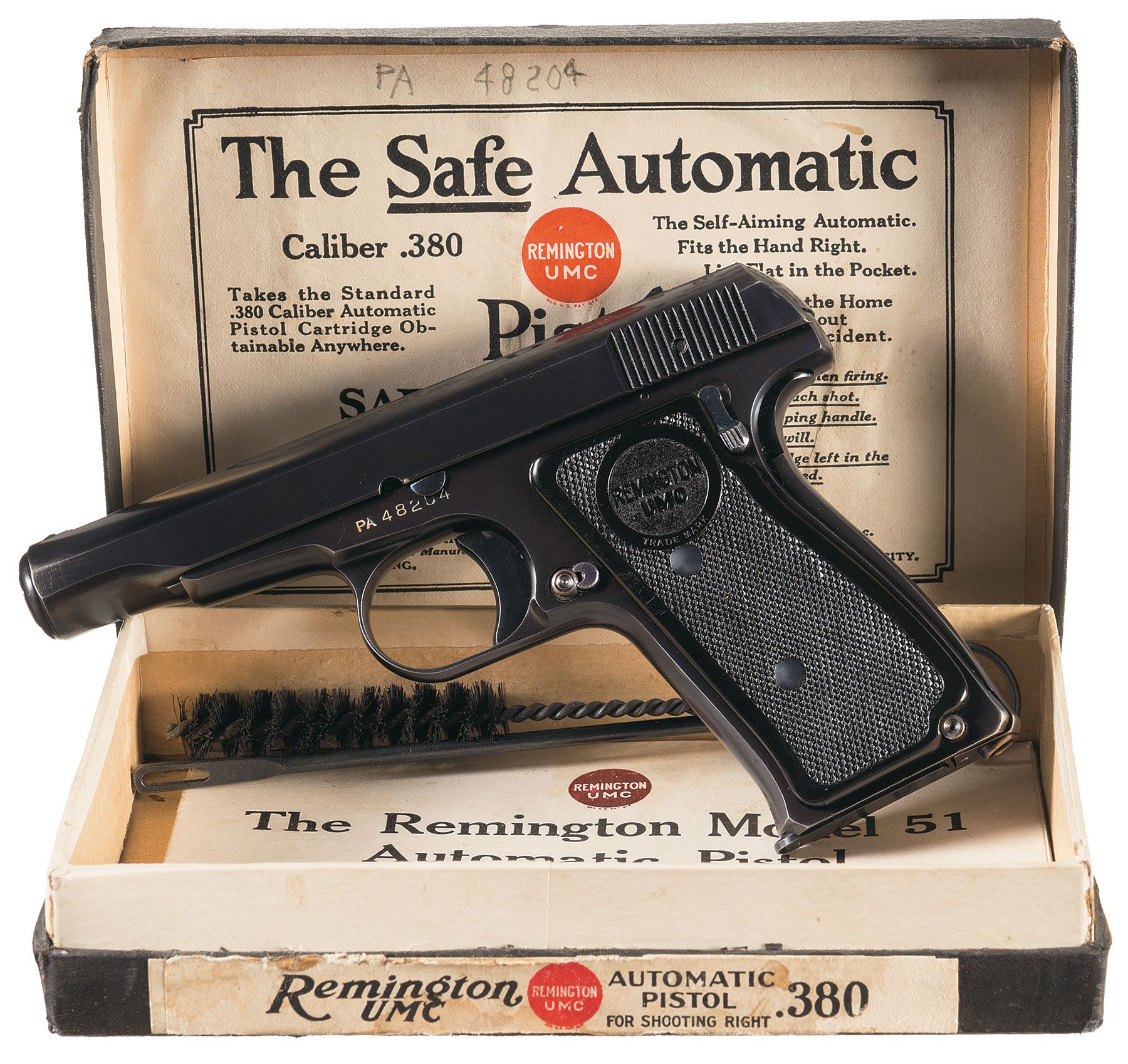 Exceptional Boxed Remington Arms Model 51 Semi-Automatic Pistol | Rock ...