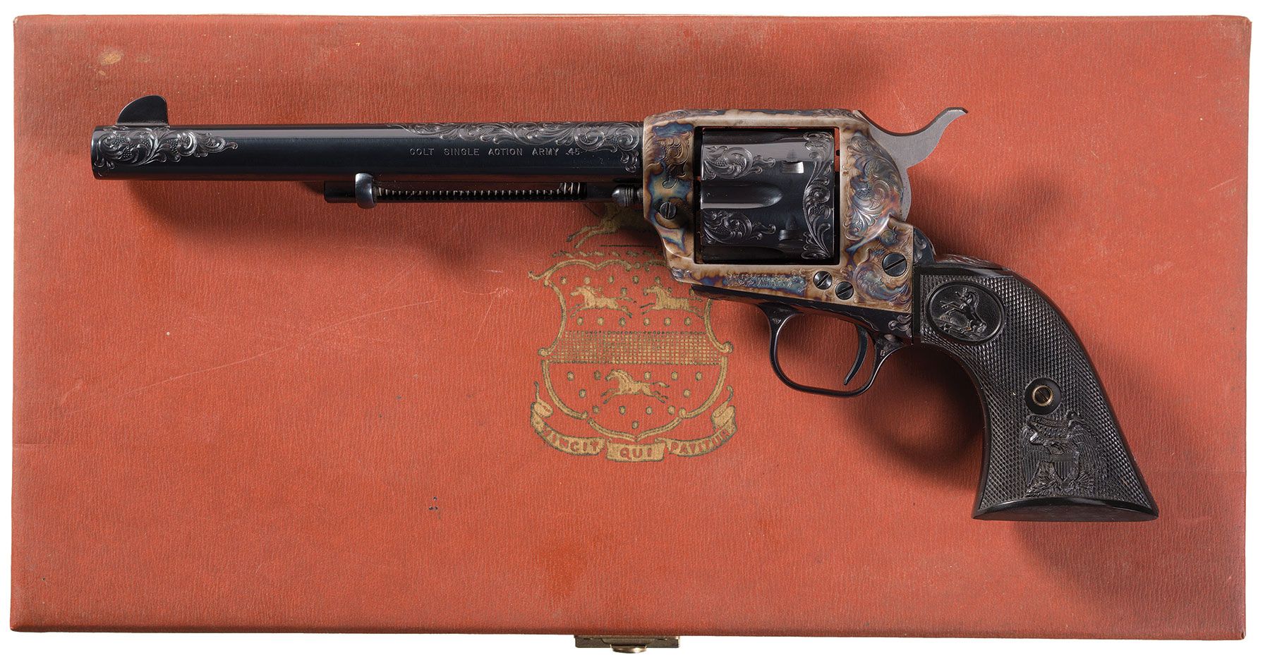 Factory Engraved Colt 3rd Gen Single Action Army Revolver | Rock