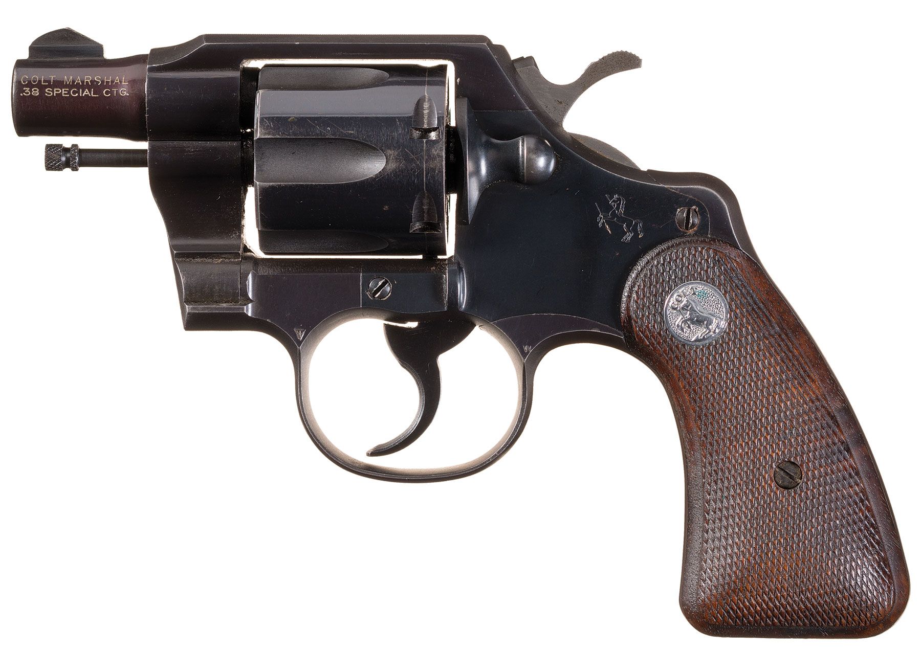 Scarce 2 Inch Barrel Colt Marshall Double Action Revolver | Rock Island ...