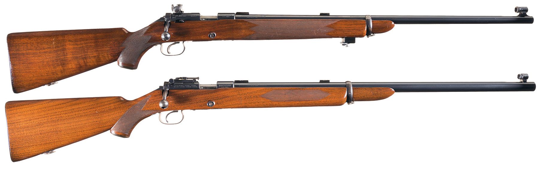 Collector's Lot of Two Winchester Model 52 Bolt Action Rifles | Rock ...