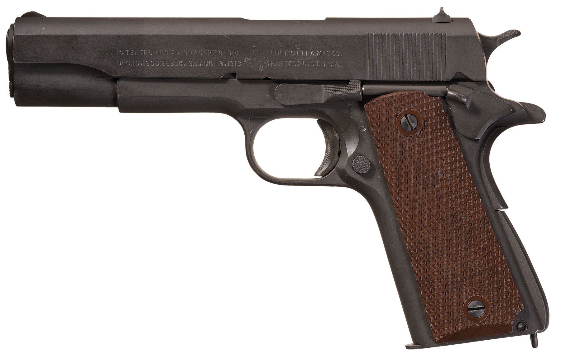 World War Ii Us Army Colt Model 1911a1 Semi Automatic Pistol Rock Island Auction