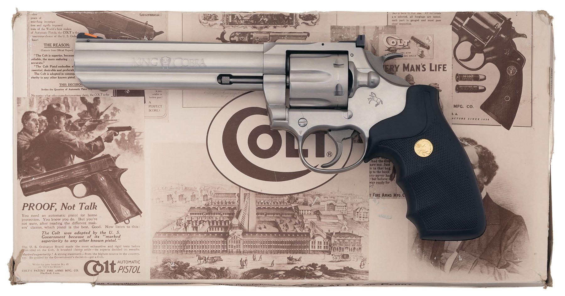 Colt King Cobra Double Action Revolver With Box Rock Island Auction 