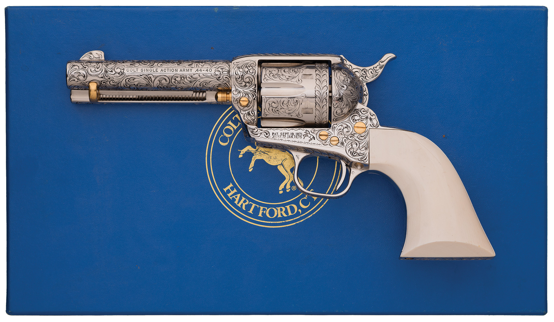 Factory Engraved Colt 3rd Generation Single Action Army Revolver Rock Island Auction 